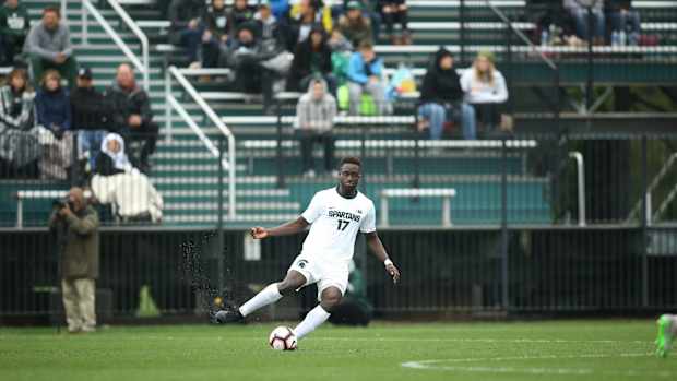 No. 8 Michigan State men's soccer  (PHOTO:  MSU SID)
